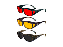 Glasses and lenses with a light filter Schweizer